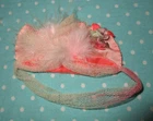 1969 Vintage Barbie Talking Truly Scrumptious 1107 Coral Pink Hat Only Flowers