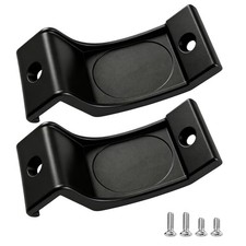 2 Pack Nylon Shower Door Towel Bar Brackets for Framed Bypass Doors Screws
