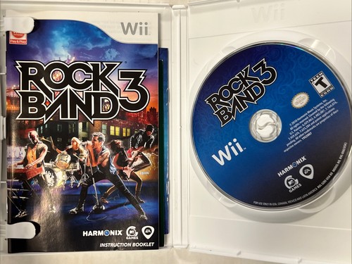 Rock Band 3 Nintendo Wii, 2010 Complete Tested - Picture 3 of 3