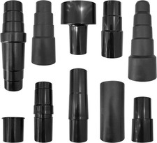 10 Pcs Universal Shop Vac Vacuum Hose Adapter Reducer Attachment Set Converter