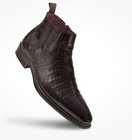 Mezlan Men's Blackmore Crocodile Dress Boot in Brown — photo 2