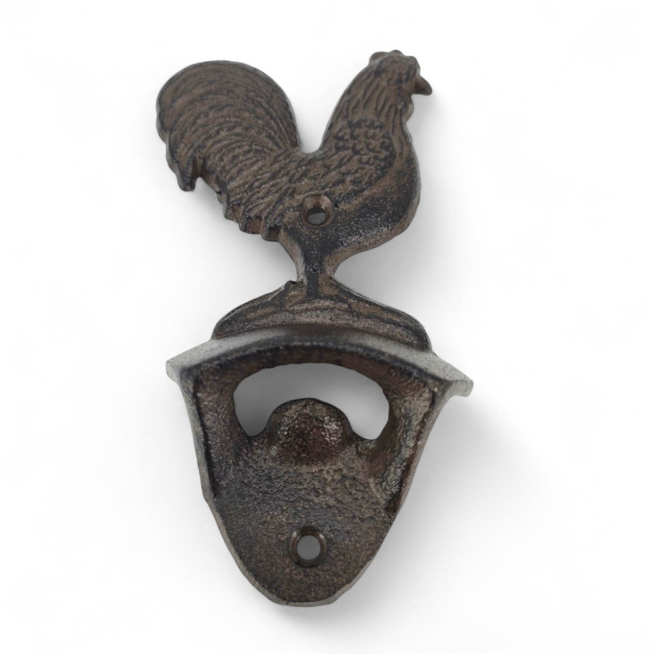 Rooster Beer Bottle Opener &ndash; Wall Mounted Country Farmhouse Dec