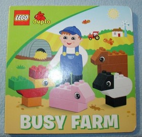 Lego DUPLO 6759 Read & Build Story Set BUSY FARM Book Pig Cow Sheep Rooster+ EUC
