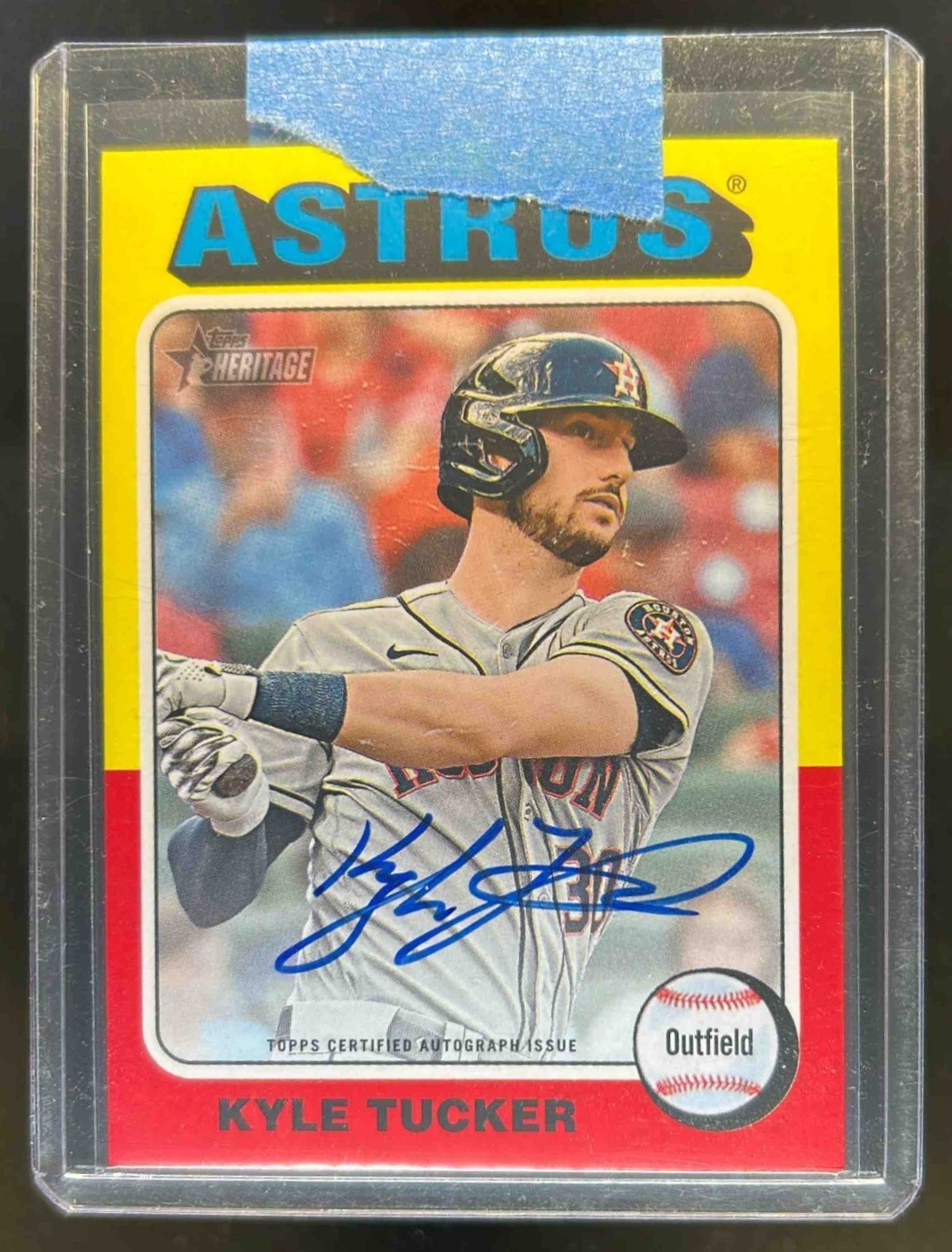 2024 Topps Heritage Kyle Tucker Real One Auto #ROA-KT Astros