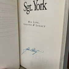 SIGNED Sgt. York : His Life, Legend and Legacy by John Perry (Hardcover, 1997)