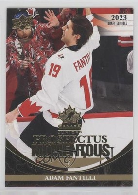 2023 Team Canada Juniors Electric Gold 89/99 Adam Fantilli #PM-41 Rookie RC 14xc