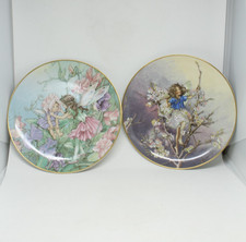 Flower Fairy Plates Villeroy & Boch Heinrich Cicely Mary Barker set of 2