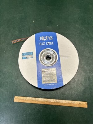 Alpha Flat Cable Multiconductor Ribbon Cable 14 Conductor 24 ? 28 AWG ?