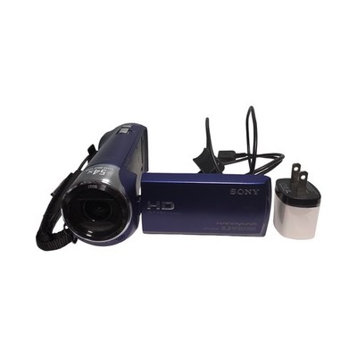 Sony Handycam HDR-CX240 9.2MP 54x Zoom Blue Digital Camcorder