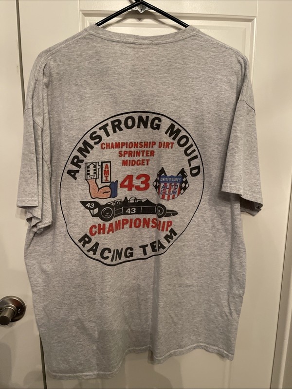Tee Shirt Indy 500 USAC Armstrong Mould Racing Team