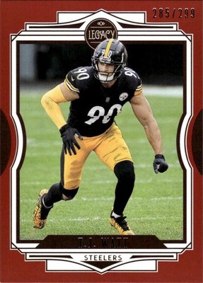 2021 Panini Legacy #25 T.J. Watt Red #/299