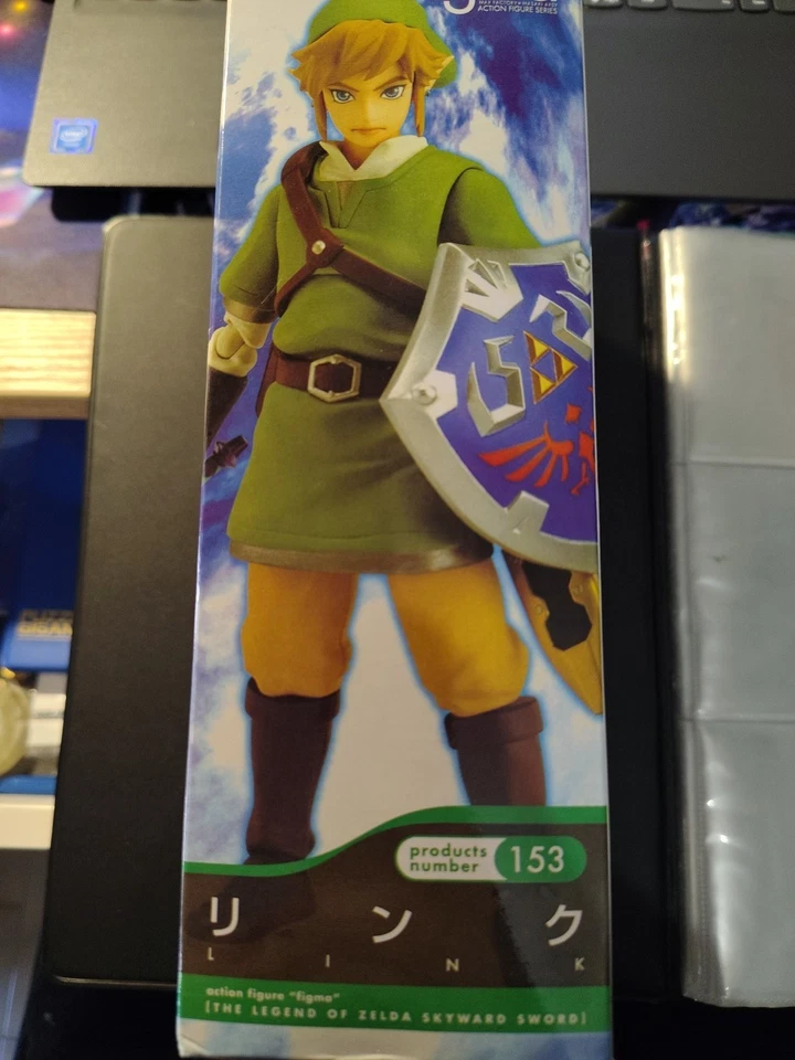 THE LEGEND OF ZELDA SKYWARD SWORD ACTION FIGURE LINK 14 CM FIGMA - NEW ORIGINAL - Immagine 2 di 4