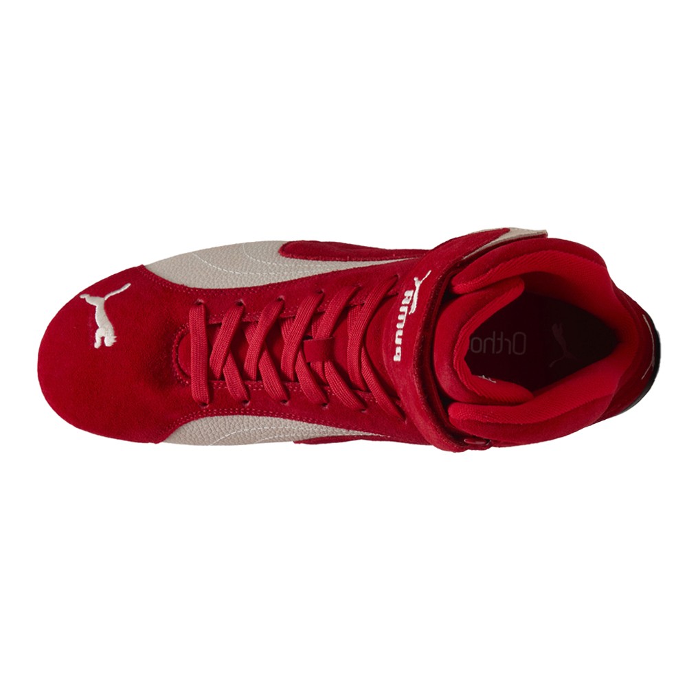 PUMA Speedcat Mid High Top Mens Red Sneakers Casual Shoes