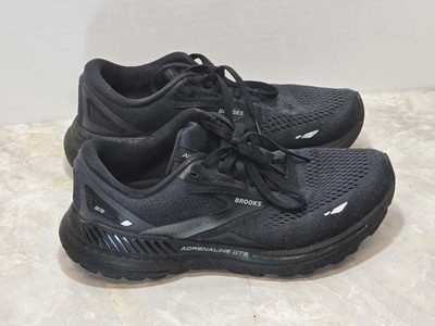 Brooks Adrenaline GTS 23 Womens 7 Black Running Shoes Athletic GUC   