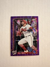 2025 Topps Chrome Juan Yepez Purple RayWave Refractor /250 #16
