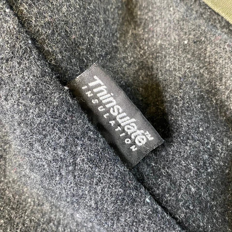 Chaqueta de Lona LL Bean Katadin Iron Works Forrada de Lana Detroit Grande Se Ajusta a XL Tareas Foto 4 de 4