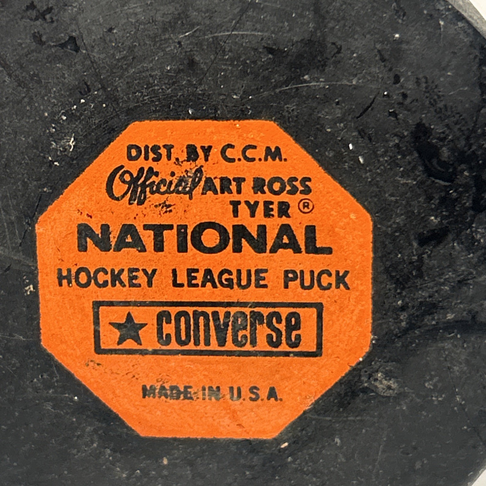 Kansas City Scouts KC NHL Official Game Puck Converse Art Ross Vintage USA thumbnail 13