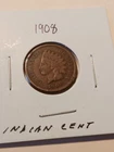 United States Indian Head Penny 1908