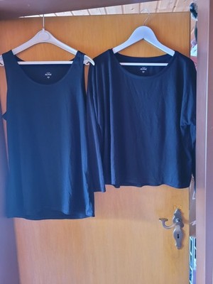 Tchibo Aktive. 2teilig Sportshirt. Fitness Joga. Laufen. Langarm.  Gr. L Schwarz