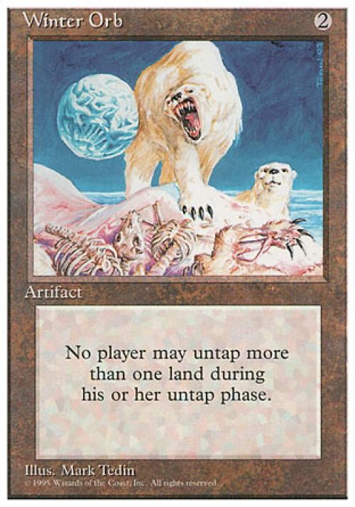 MTG English Winter Orb NM Normal 4th Edition