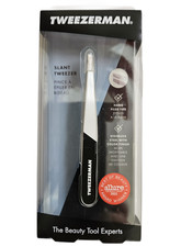 Tweezerman 1230-TTR Midnight Strike Stainless Steel Slant Tweezer Sealed DmgdBox