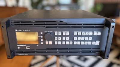 Analog Way Ascender 32 4K Video Switcher, 12 Inputs, 8 Outputs, HDMI, DVI-I
