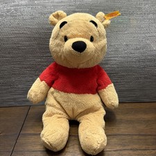 Steiff Winnie the Pooh Soft Plush Bean Bag Cuddly Friends Disney Originals 11"