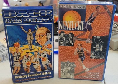 Vintage UK Wildcats VHS Lot Back In The Hunt Unknown Unranked Unforgettable   