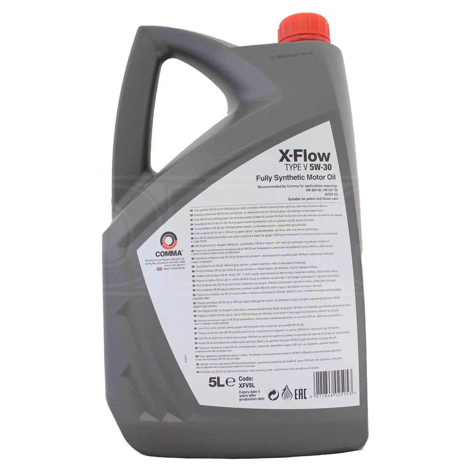 Comma X-Flow Type V 5w-30 5w30 Fully Synthetic Car Engine Oil - 5 Litres 5L - Image 7