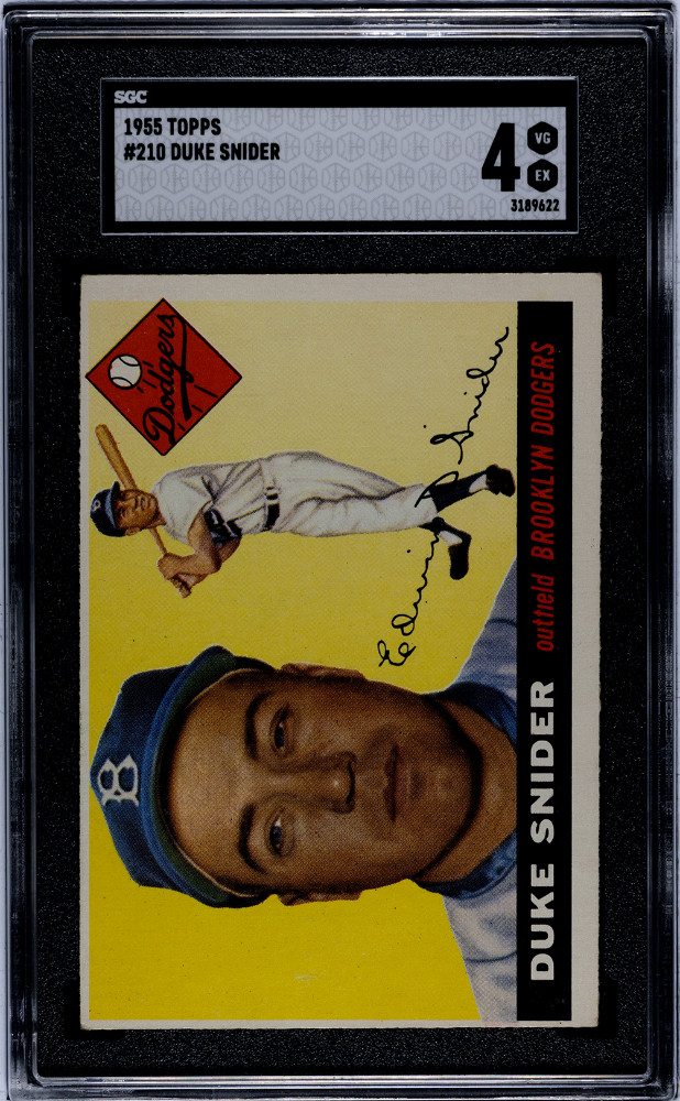 1955 Topps Duke Snider #210 SGC 4