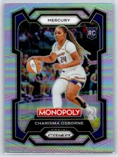 2024 Prizm Monopoly WNBA Charisma Osborne #20 RC Silver Prizm Phoenix Mercury