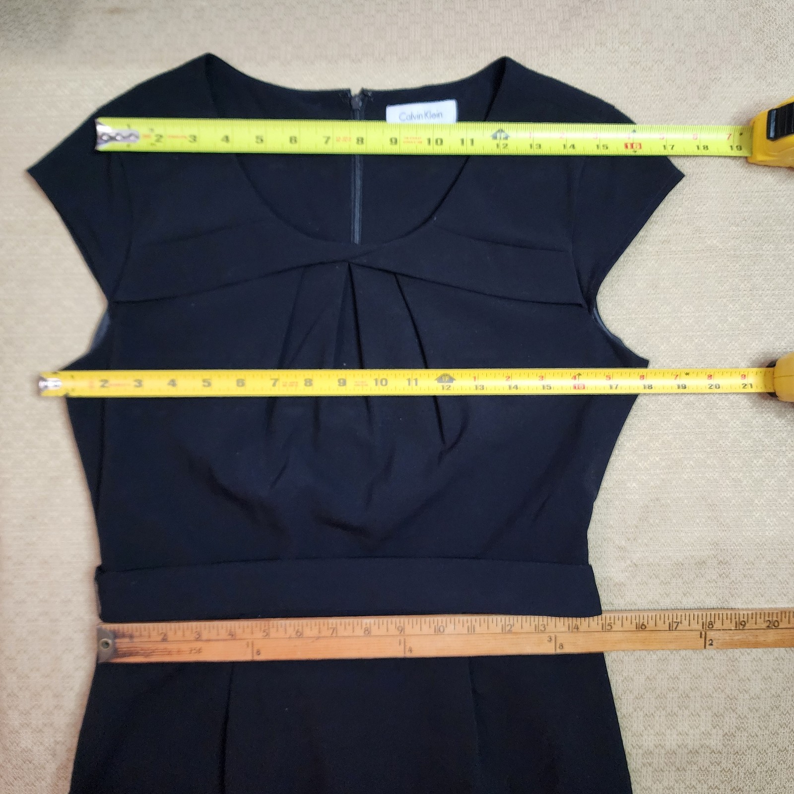 Versatile Ck Calvin Klein Basic Little Black Dres… - image 4