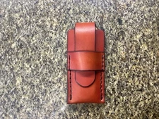 Leather Folding Knife Slip Hand Made Buck 112 Size (Sheath Only)