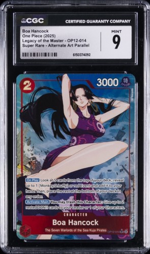 Boa Hancock (Alternate Art) graded CGC 9 for sale on eBay