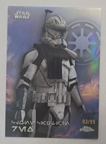Clone Captain Rex [Superfractor] #AV-26 Star Wars 2025 Topps Chrome Aurebesh card