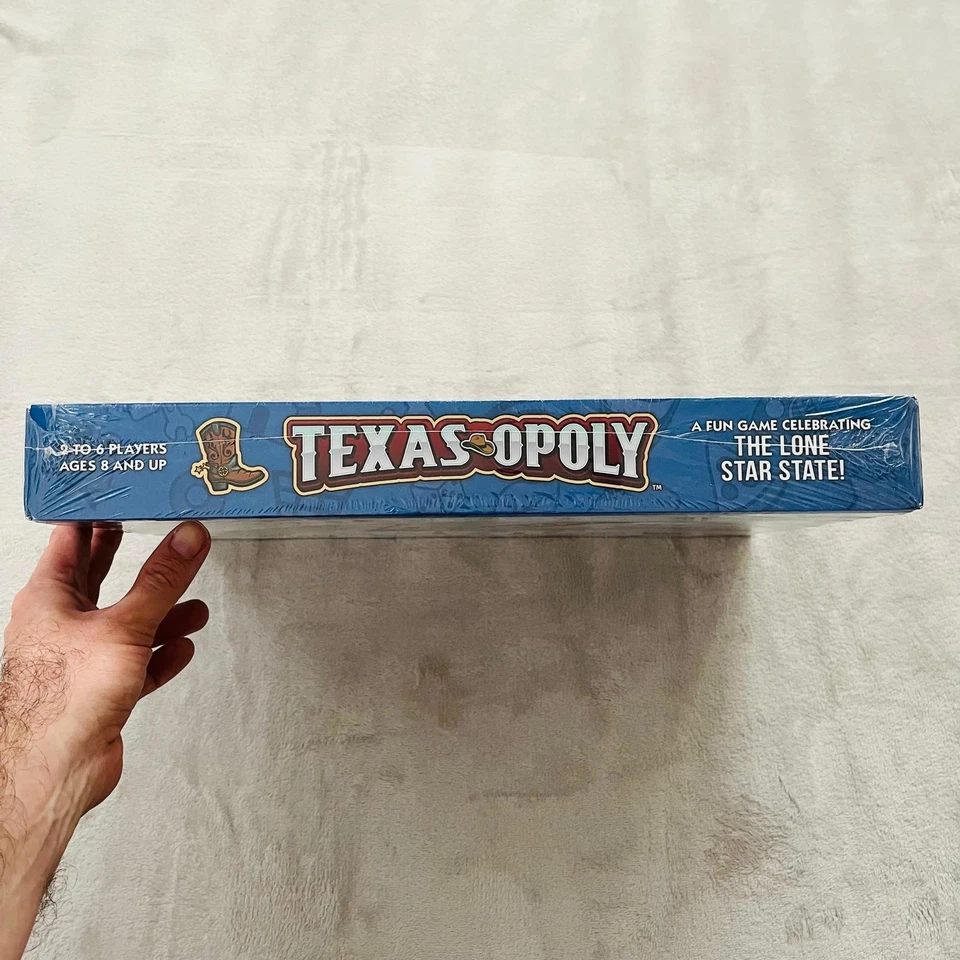TexasOpoly State of Texas Monopoly Style Board Game BRAND NEW SEALED - Image 3 of 3