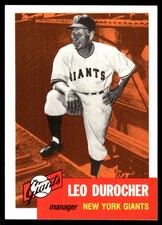 Leo Durocher 1991 Topps Archives 1953 #309 New York Giants MLB READ FREE SHIP