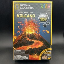 New National Geographic Build Your Own Volcano Science Kit STEM Specimens