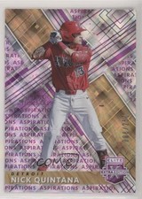 2019 Panini Elite Extra Edition Aspirations Purple 88/250 Nick Quintana #47 gp1