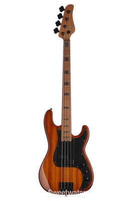 Schecter P-4 Exotic Bass Guitar - Faded Vintage Sunburst