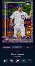 DIGITAL TOPPS BUNT Shota Imanaga GILDED 25 SUPER RARE Read