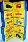 Ten (10) Replica Boxes for Lesney Matchbox Models as shown (4)