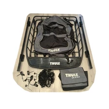 Thule Canyon XT Roof Basket Black 859002/859XT with Cargo Net & Cargo Bag