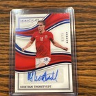 2023-24 Immaculate Soccer KRISTIAN THORSTVEDT Auto /25 Norway