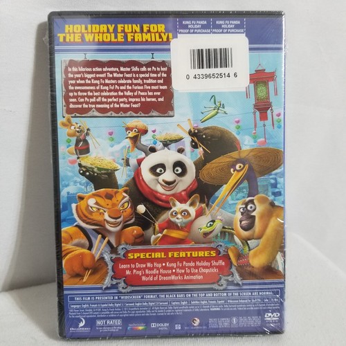 Dream Works- Kung Fu Panda Holiday DVD - Brand New/ Sealed - Picture 2 of 2