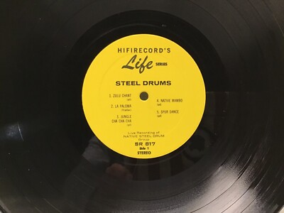 Vintage Vinyl LP - Native Steel Drum Group - Steel Drums - 1959 | eBay