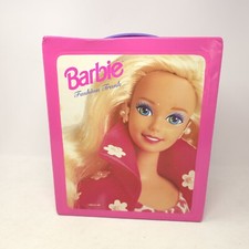 Vintage 1993 Mattel Barbie Fashion Trunk Toy Storage Closet Made In USA