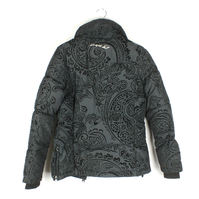 DESIGUAL STYLE: 28E2005 Women's Jacket Size L 40 Black Full Zip