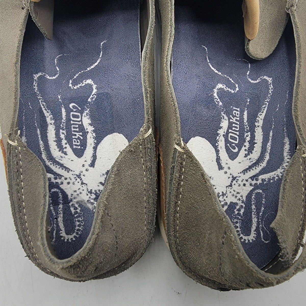 OluKai NaluKai Kala Slip On Mens 9.5 Gray Casual Comfort Shoes - 10409-7B19 Kalawa - Ash / Ash | OluKai main image 2