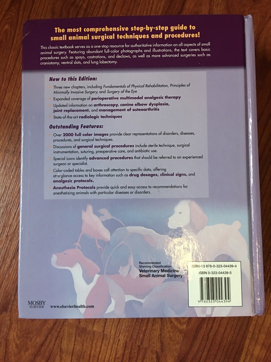 Small Animal Surgery Fossum 3rd Edition | eBay